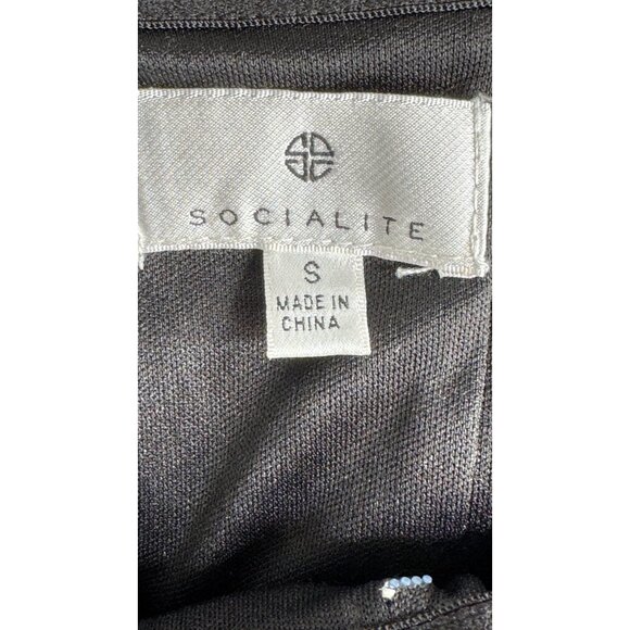 Socialite Small Black Strapless Midi Dress - Picture 4 of 15